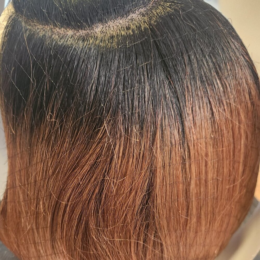 Who's that Lady! EsPECIALLY Yours Ombre Auburn/Blk Wig Lace Front NWT
